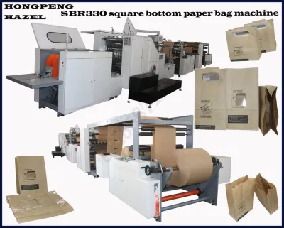 Einfache und praktische Maschine für Papiereinkaufstaschen, hergestellt in China